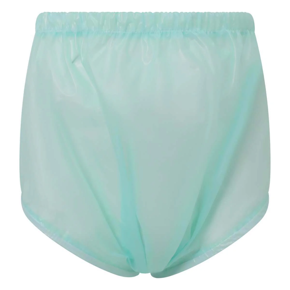 Premium Plastic Pants With Wide Waistband - Mint - Image 4