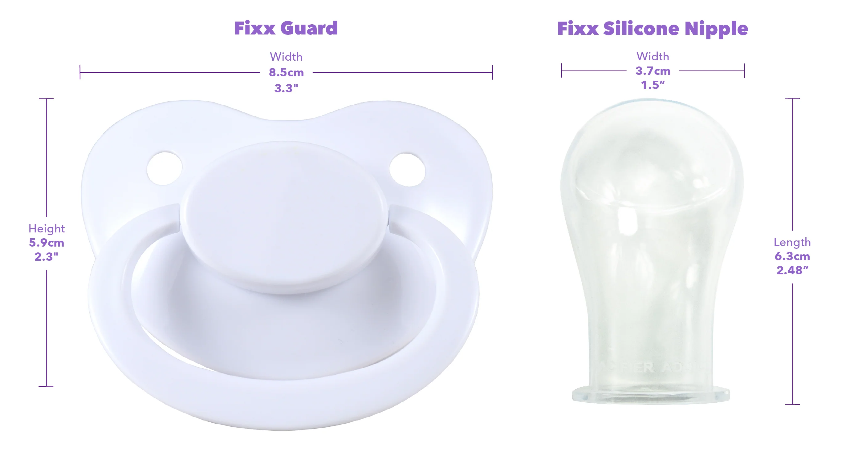 Fixx Adult Pacifier Cobalt - Image 2