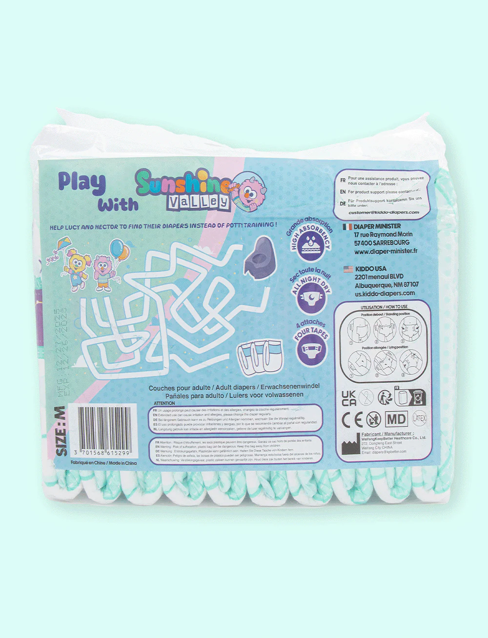 Kiddo Premium Night PE Backed - Image 3