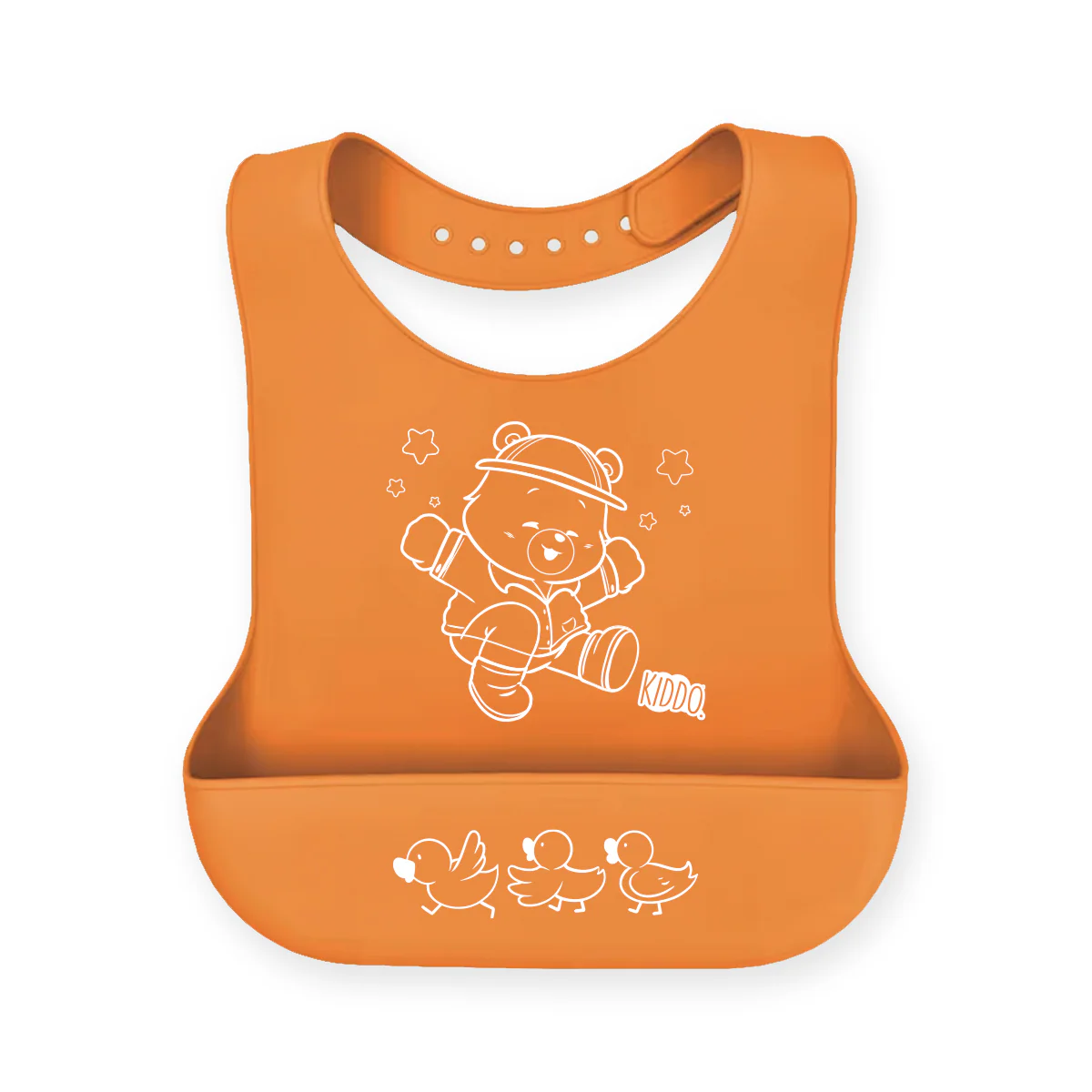 Kiddo Teddy Silicone Bib - Image 6