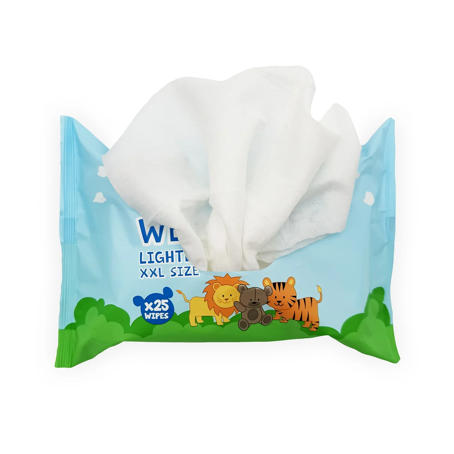 NRU XXL Lightly Scented Wet Wipes - Image 3