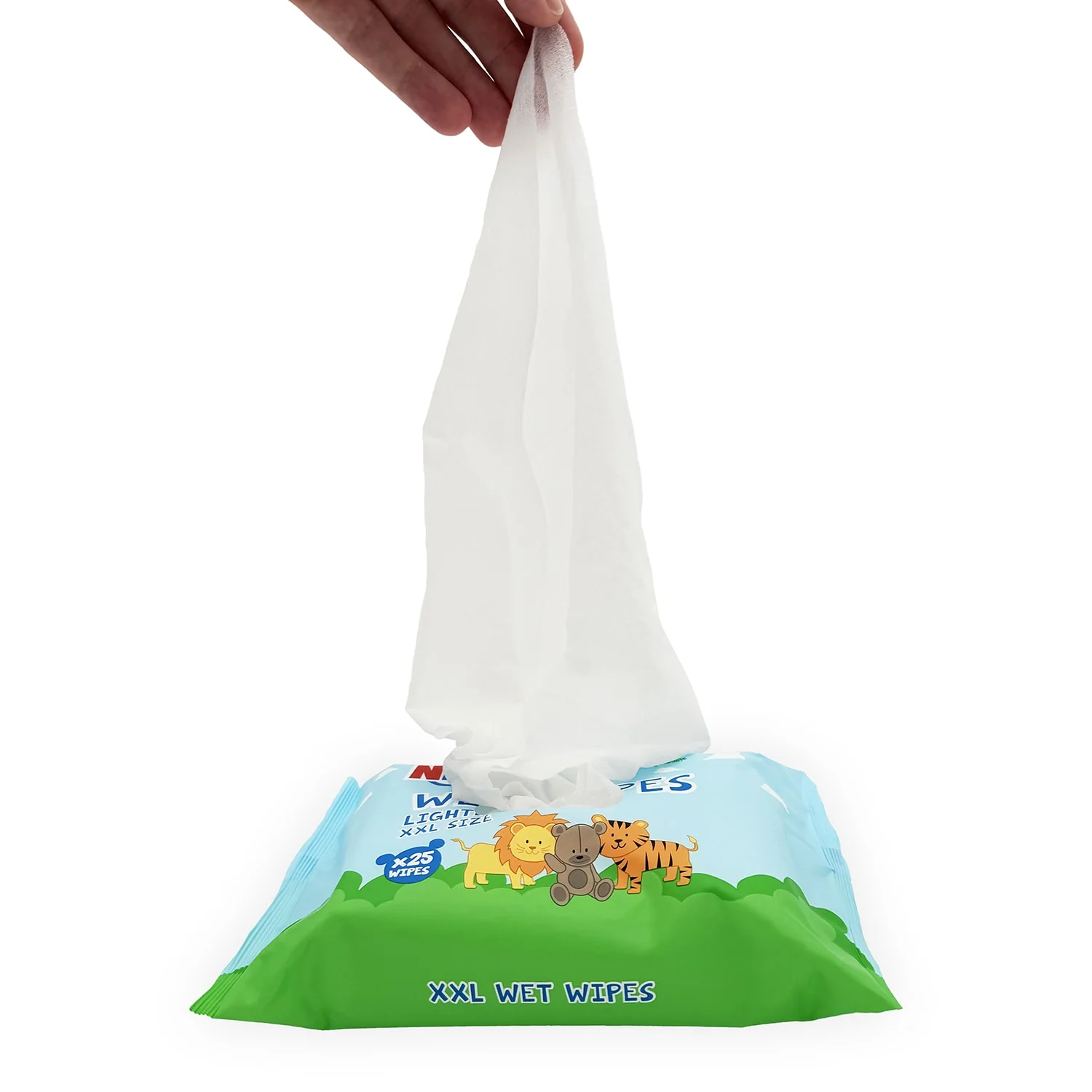 NRU XXL Lightly Scented Wet Wipes - Image 4