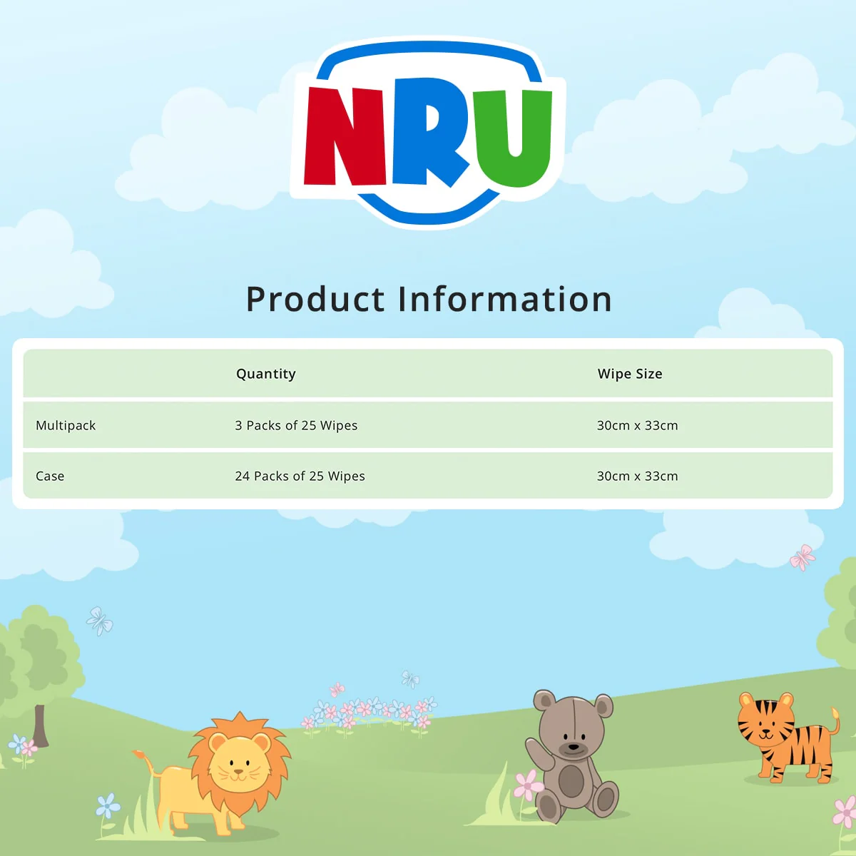 NRU XXL Lightly Scented Wet Wipes - Image 9
